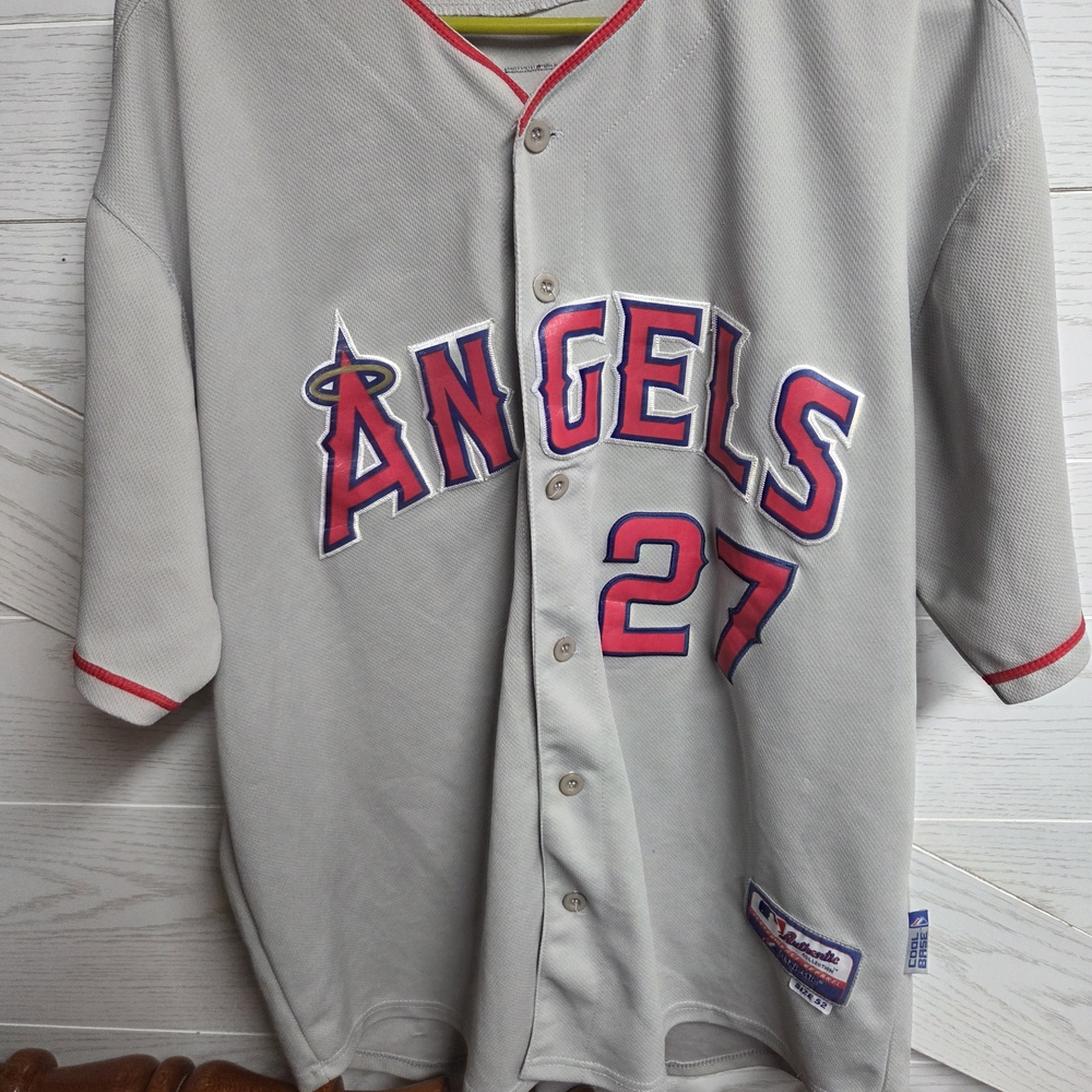 Gray Angels Baseball Jersey